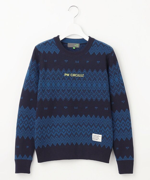 PW CIRCULUS 【手洗い可】【WOMEN】フェアアイルニット ネイビー系5