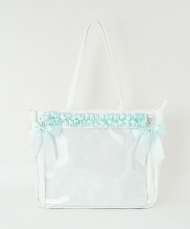 WEGO 【痛バ＆推し活グッズ】ときめきプレーン痛バッグL ホワイト