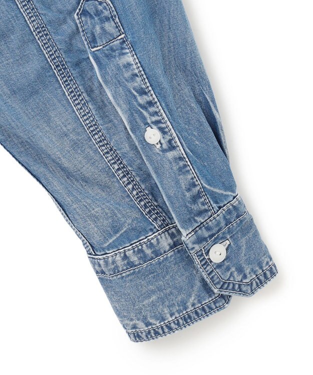 J.PRESS YORK STREET 【UNISEX】デニムワークシャツ サックスブルー系