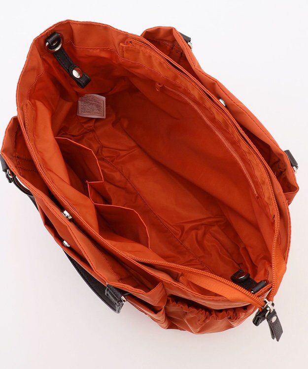 LA BAGAGERIE 【MONICA】ポーチ付き3WAYトートバッグ オレンジ