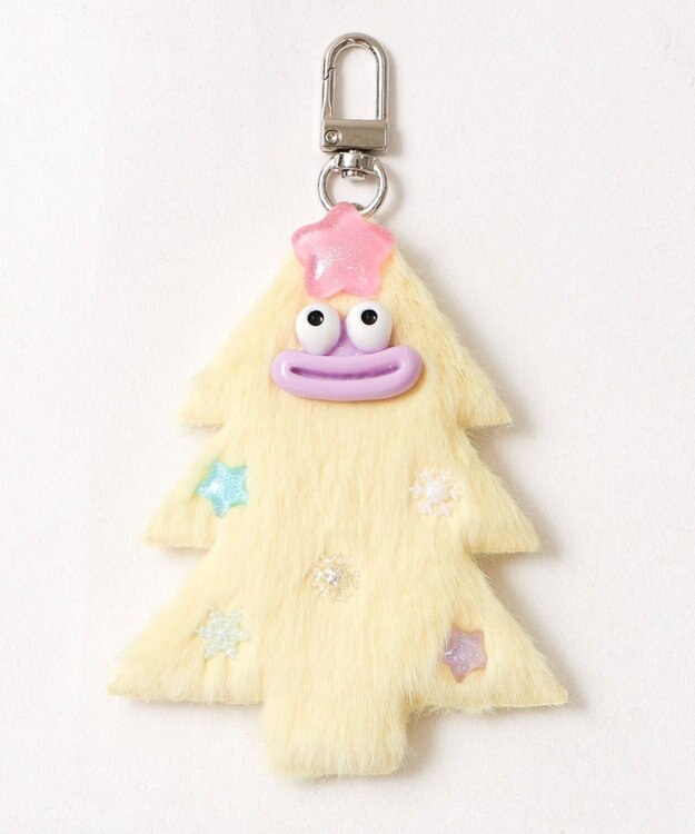 WEGO メリースノーツリーモンスターぬいぐるみキーホルダー イエロー