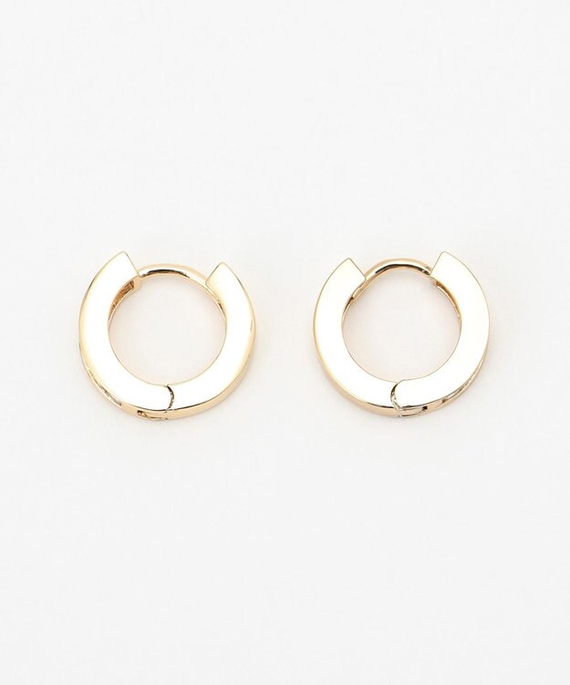 組曲 ストーンラインリングピアス ゴールド系