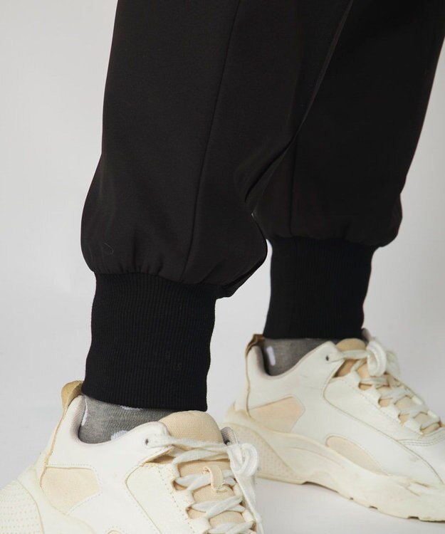 OP／FILA 【Kappa】ダブルクロス ユニセックスジョガーパンツ ブラック