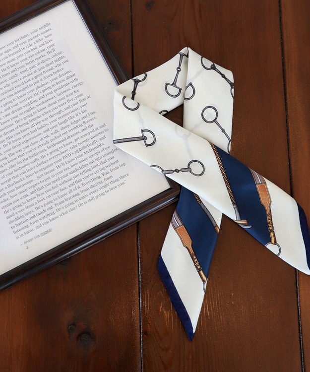 Tiaclasse アソートスカーフ Bネイビー