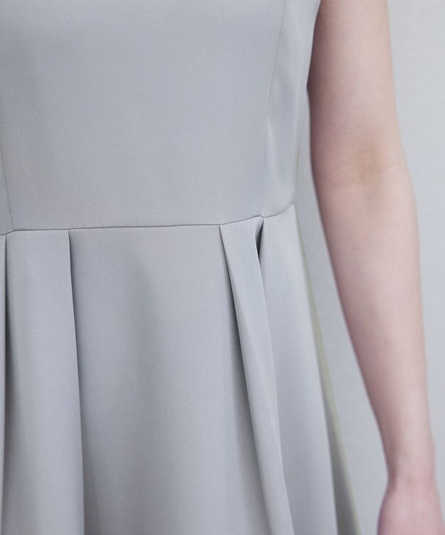 Tiaclasse L 【洗える】ボレロ＆ワンピースセット グレー×チャコール