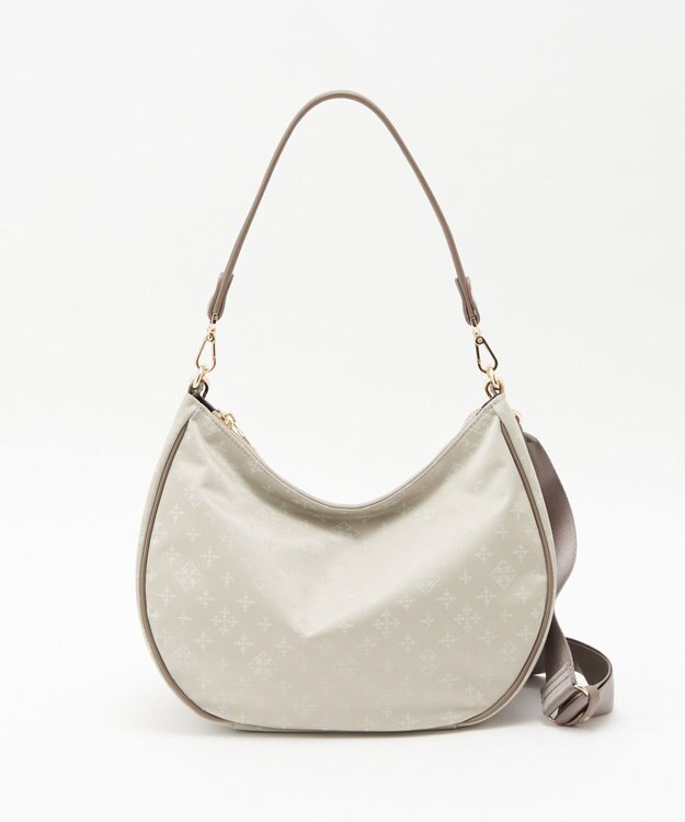 russet 2WAYショルダーバッグ【ナイロンジャガード】(CE-1446) Ecru