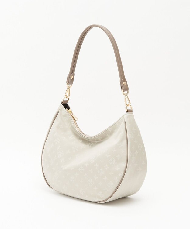 russet 2WAYショルダーバッグ【ナイロンジャガード】(CE-1446) Ecru