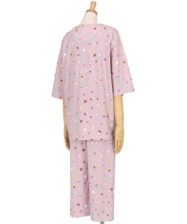 tsumori chisato SLEEP ツモリチサト パジャマ 7分袖 長袖 8分丈 綿100%(本体) 天竺素材 レディース UDT259 /ワコール ピンク