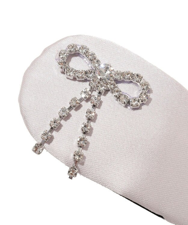 Maison de FLEUR ビジューリボンスリーピン Pink