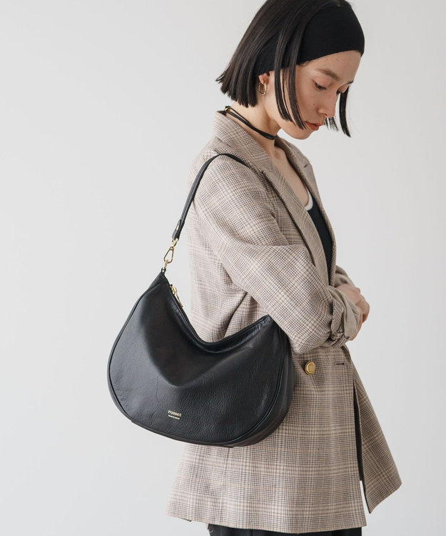 russet 2WAYショルダーバッグ【ソフトレザー】(CE-1447) Black