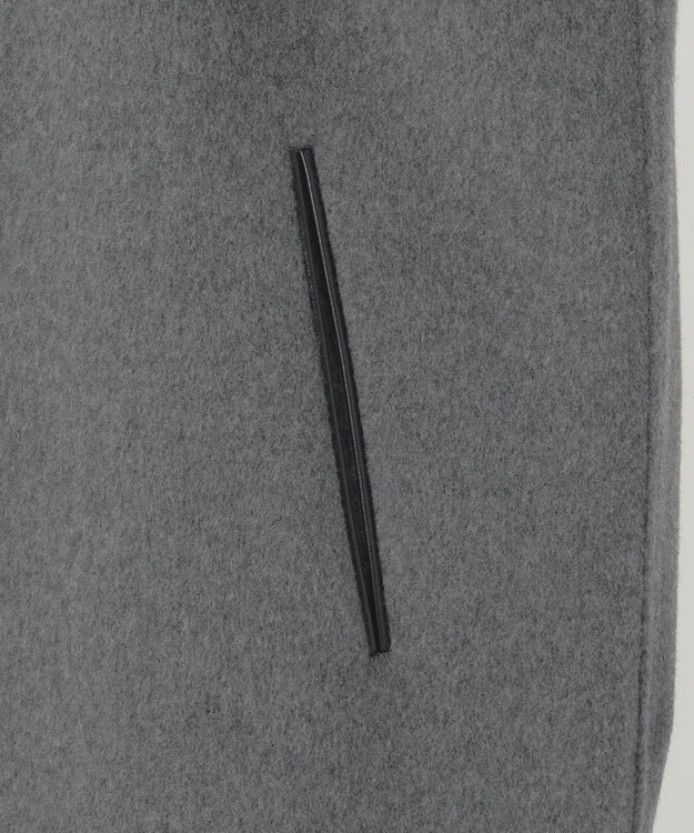 23区 【エステータ】MTRウールカシミヤリバー コート トップグレー系