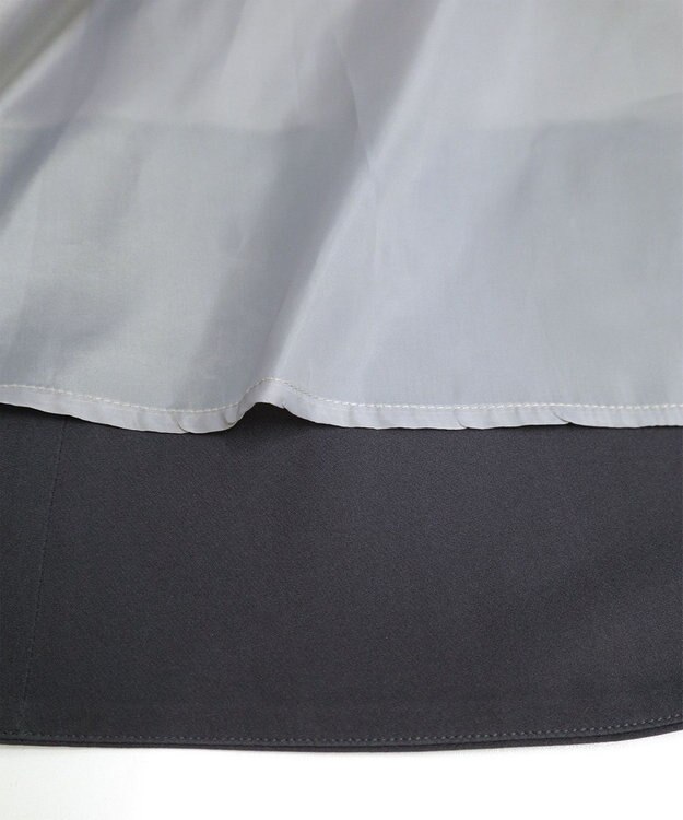 Tiaclasse 【洗える】ボレロ＆ワンピースセット グレー×チャコール