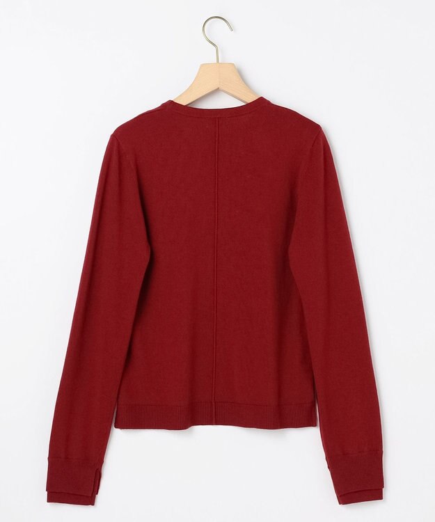 組曲 S ニューシックニットクルーネックプルオーバー レッド系