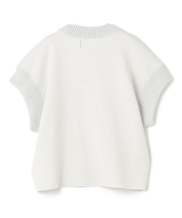 BEIGE， 【洗える・Oggi 11月号掲載】LAURA / ドライタッチ異素材リブニット L.Sage