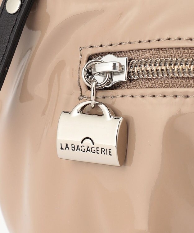 LA BAGAGERIE プリュイ ショルダーバッグ Sサイズ グレージュ