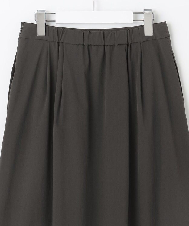 J.PRESS LADIES L 【洗える・撥水・接触冷感】アウトフィッター バルーン スカート グレー系