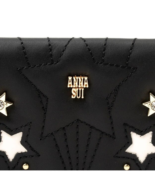 ANNA SUI ルシィ BOX小銭入れ＆カード入れ クロ