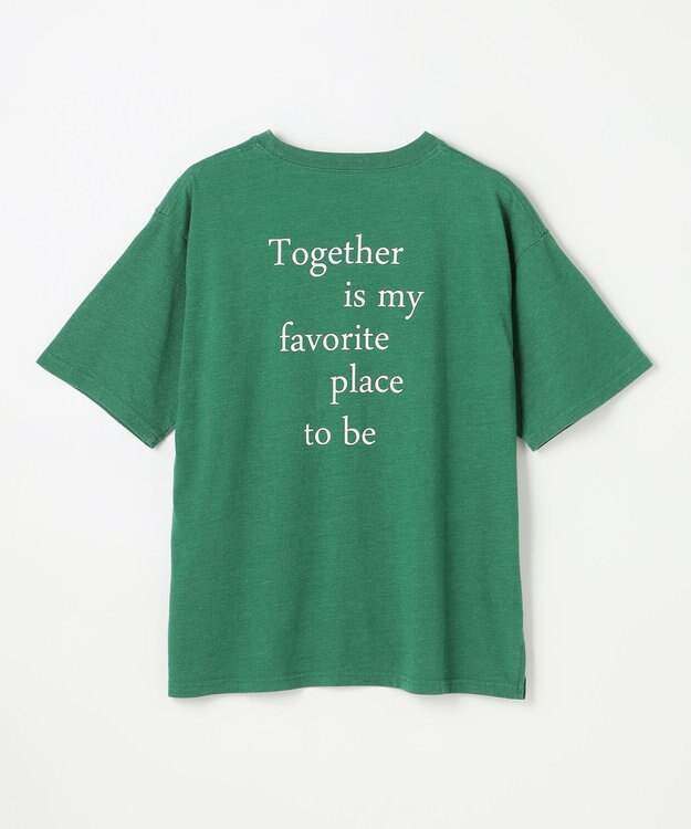 ANY ピグメントアソートロゴＴシャツ グリーン