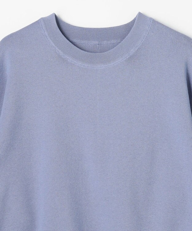 ANY スウェットライクニット ライトブルー