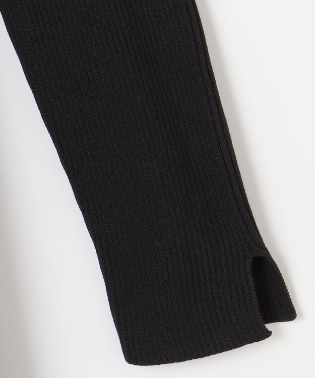 ANY SIS 【洗える】フクレジャカード ワンピース ブラック