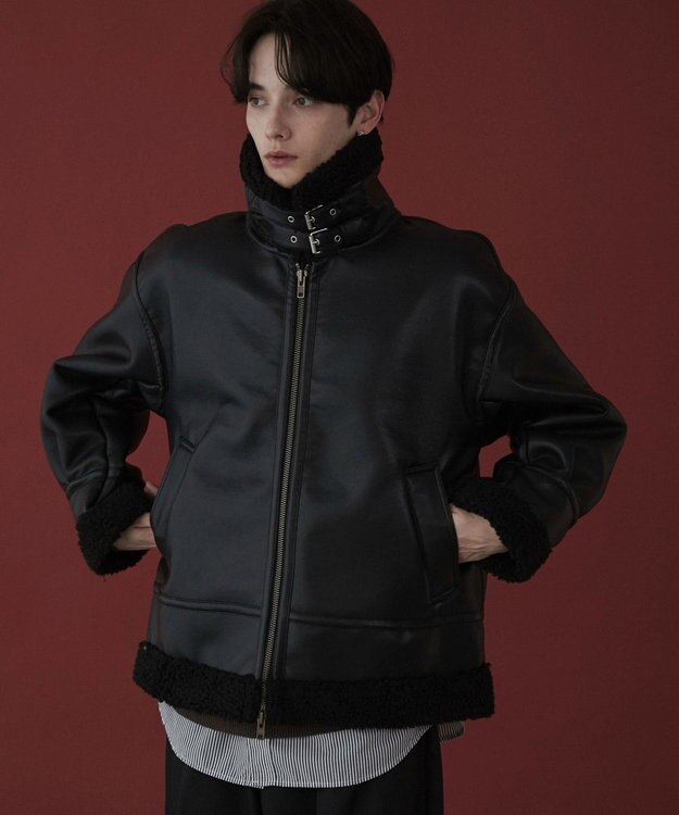 WEGO 【ユニセックス着用ITEM】B－3ジャケット ブラック