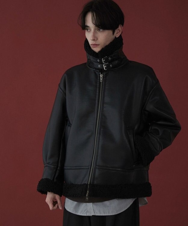 WEGO 【ユニセックス着用ITEM】B－3ジャケット ブラック