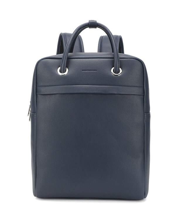 style code 【MERCURYDUO/マーキュリーデュオ】メタルアイレット　2WAY ラージリュック　推し活大容量バッグ ネイビー