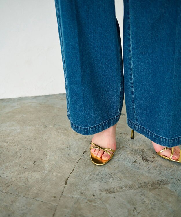 GRACE CONTINENTAL デニムサロペット インディゴ