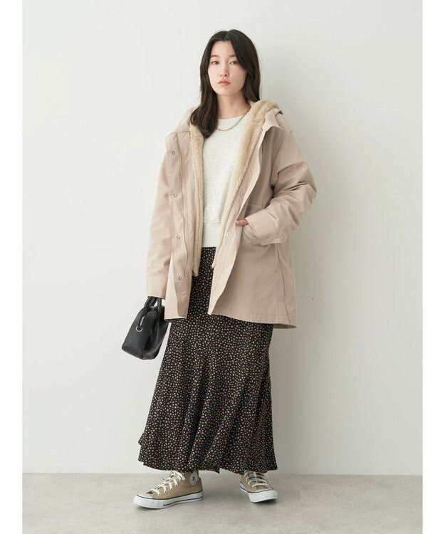 earth music&ecology ３ＷＡＹ　マウンテンパーカー Light Beige