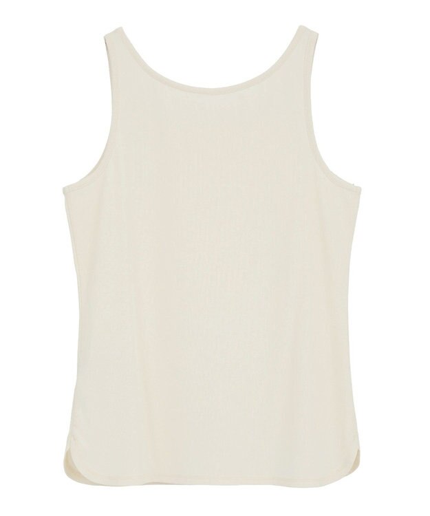YECCA VECCA 2wayスクエアリブタンクトップ Ivory