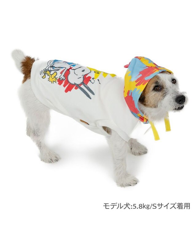 PET PARADISE スヌーピー 75周年 パーカー 小型犬 75周年柄
