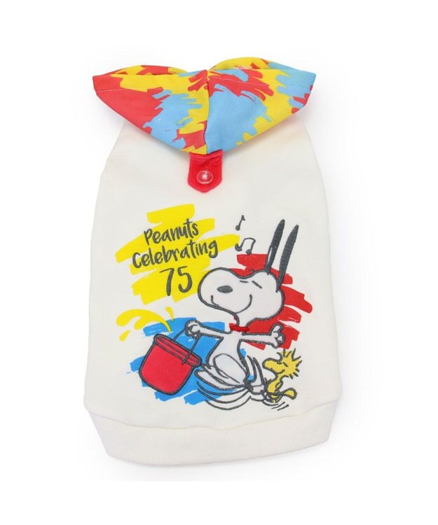 PET PARADISE スヌーピー 75周年 パーカー 小型犬 75周年柄