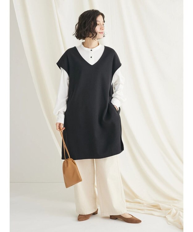 CRAFT STANDARD BOUTIQUE 圧縮ニットソージレ Black