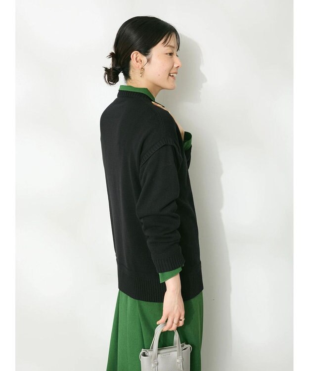 CRAFT STANDARD BOUTIQUE ガンジーニットプルオーバー Black