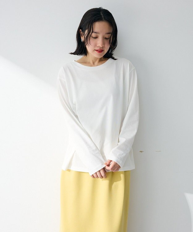 Green Parks ホワイトインナーストレートプルオーバー Off White