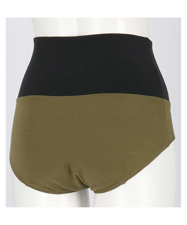 une nana cool 綿ベア天竺 カラーブロッキング サニタリーショーツ OV