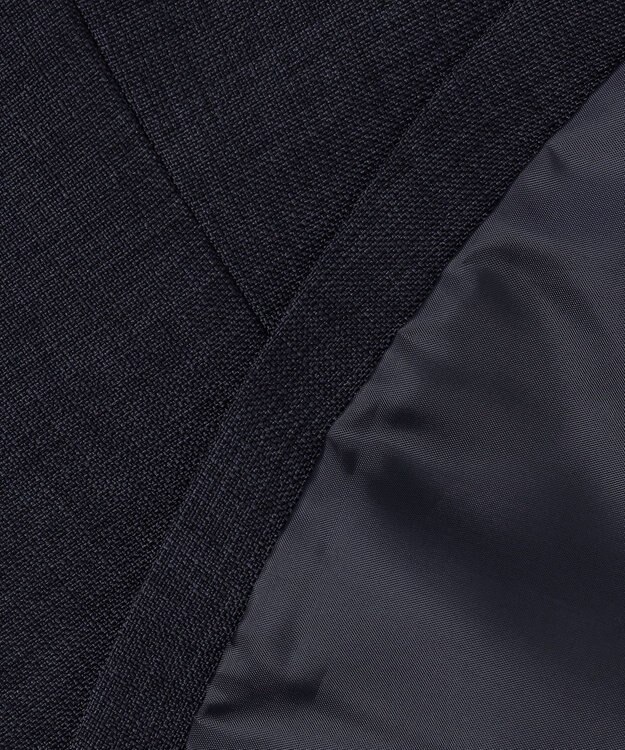 Feroux 【先行予約】パール釦ペプラムジャケット×スカート セットアップ ネイビー系