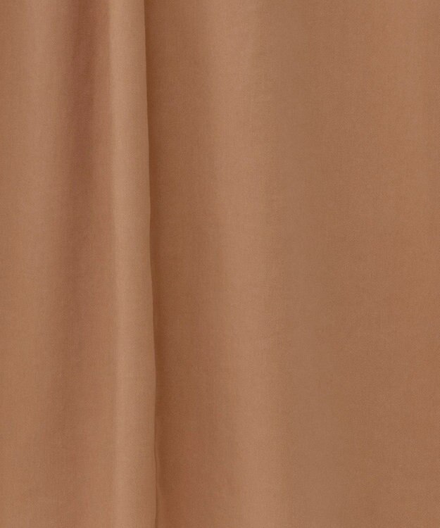 YECCA VECCA タックデザインシャツワンピース Camel