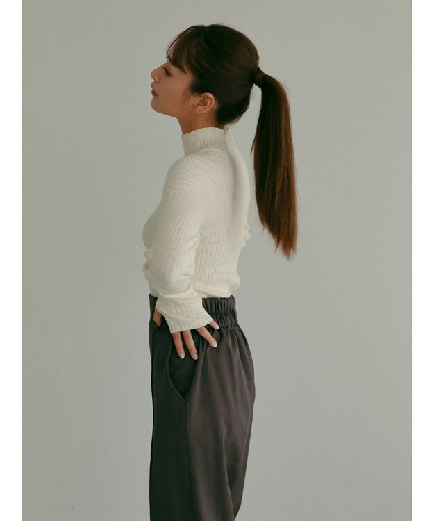 Green Parks ■ＡＪＵＧＡ．×ＧＰ　ハイネックリブニット Ivory