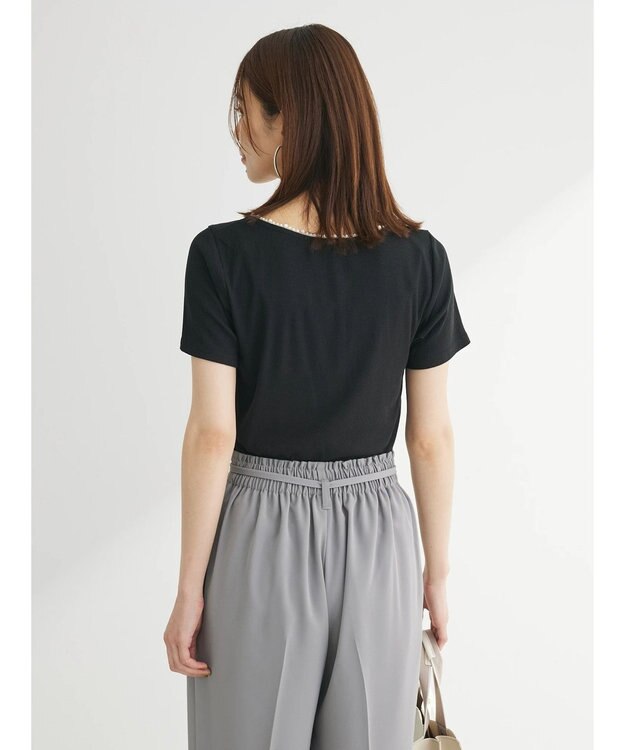 Green Parks ・ＳＵＧＡＲ　ＳＰＯＯＮ　パールスクエアプルオーバー Black