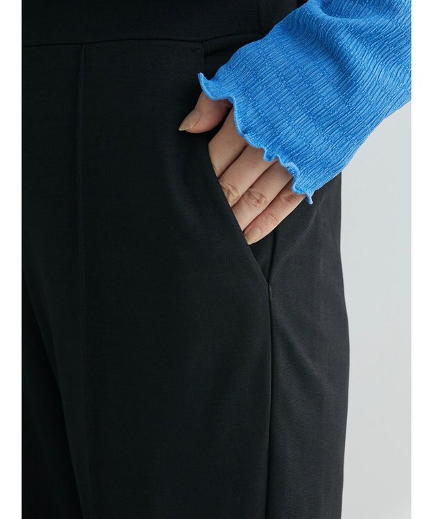 Green Parks らくスレパンツ Black