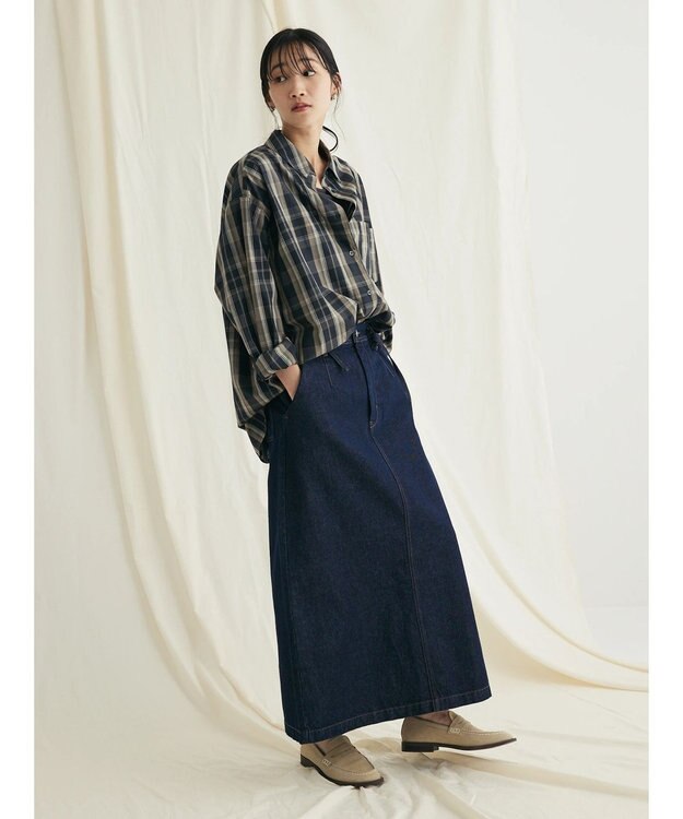 CRAFT STANDARD BOUTIQUE ２ＷＡＹサロペットスカート Dark Indigo