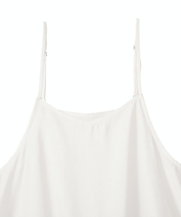 earth music&ecology ティアードフリルヘムキャミソール Off White