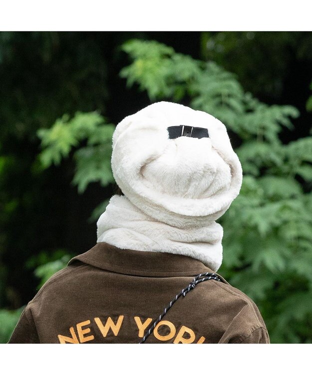 林八百吉商店 Champion  ファーフライトキャップ アイボリー