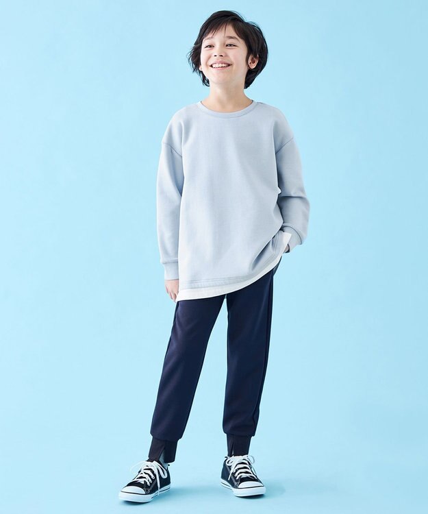 UNFILO 【110-150cm】最愛ジョグパン(UNISEX) ネイビー