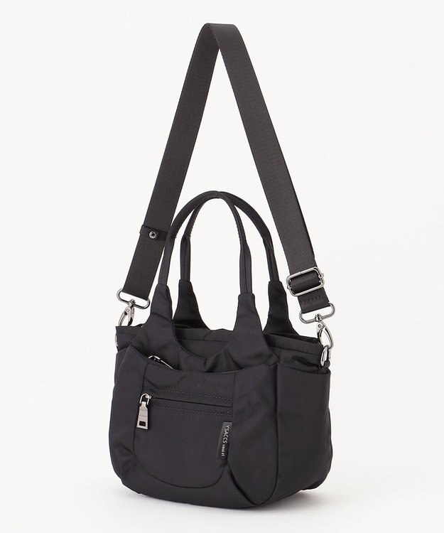 Y'SACCS 【Y’SACCS vous et】ラウンド2WAYミニトート ブラック