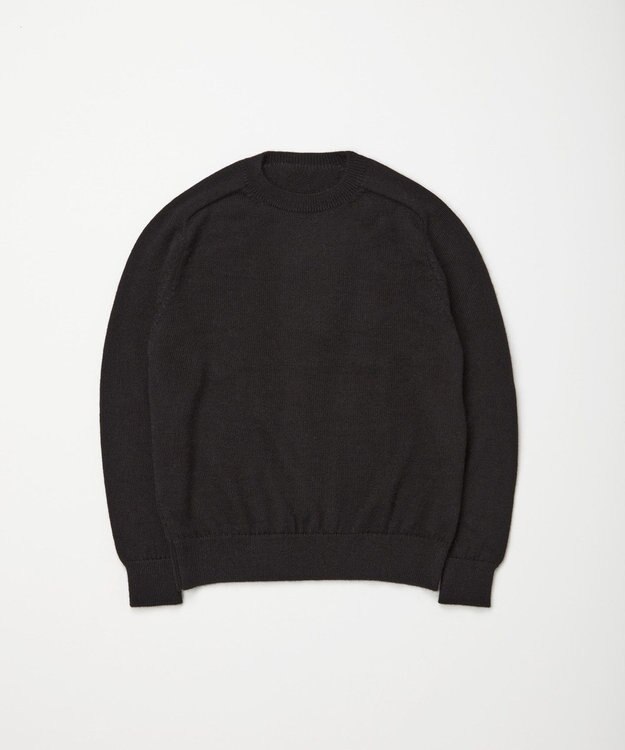 TOQUE 〈高垣麗子さんコラボ〉【ユニセックス】ベビーアルパカラグランニット 漆黒