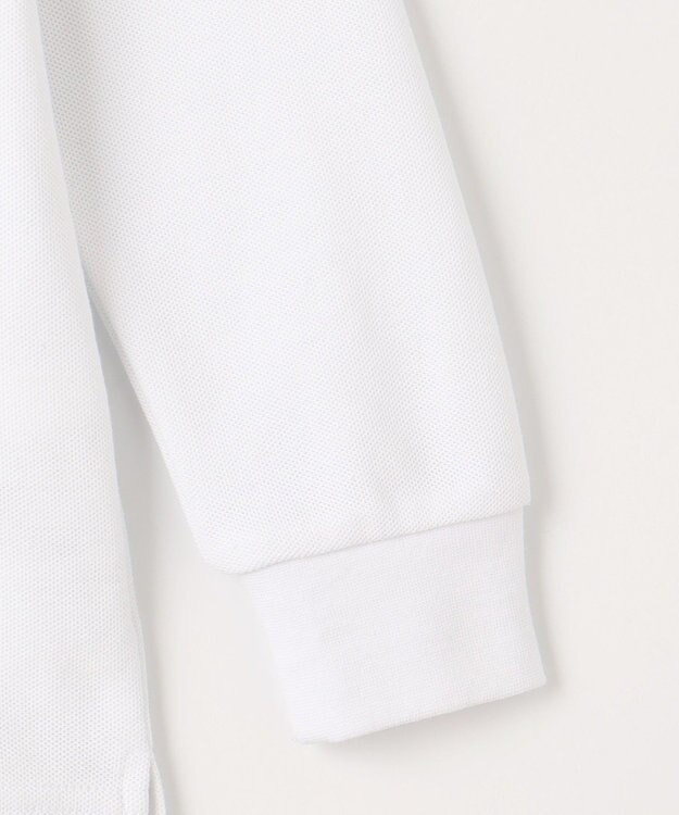 J.PRESS KIDS 【110-130cm】40/2鹿の子 長袖 ポロシャツ ホワイト系