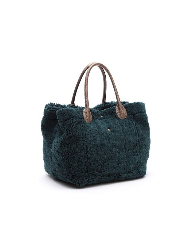 A.D.M.J. 【もこもこ】オスカー/コード刺しゅうキューブトート25cm(Dカン＋) MINELAL WOODS