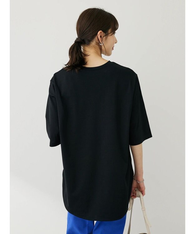 Green Parks 汗じみ防止５分袖チュニック Off White